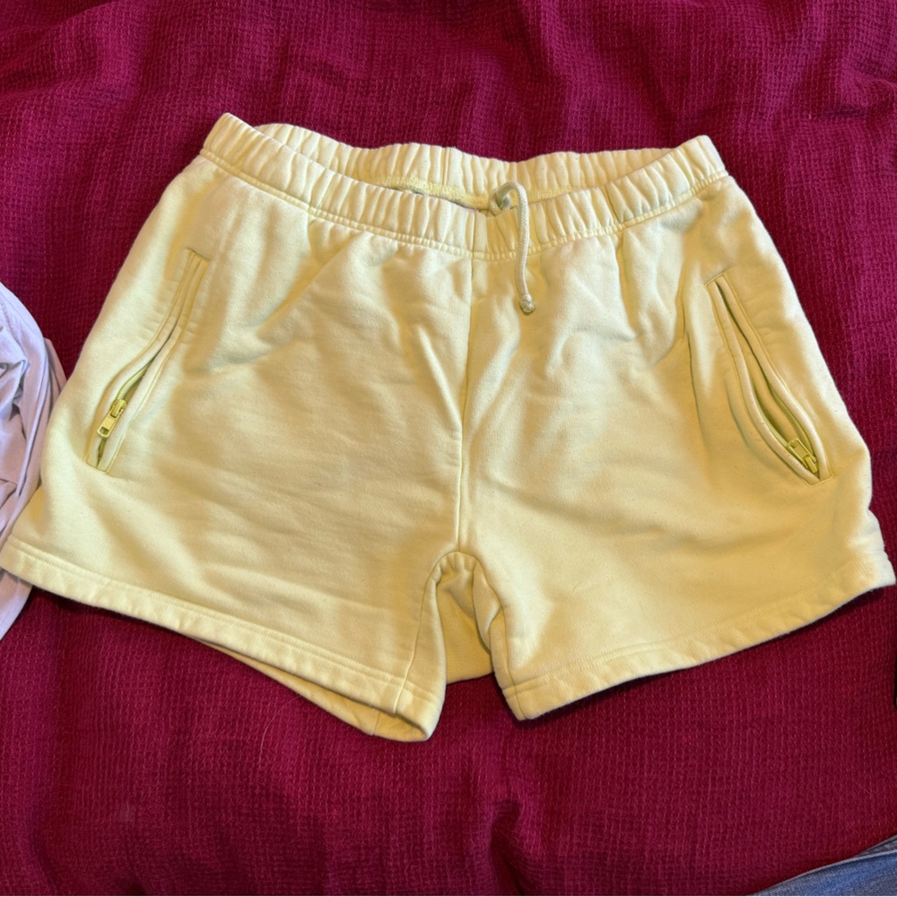 Khy fleece shorts - limoncello